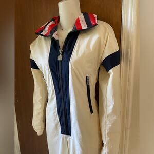80s FILA hooded snow suit